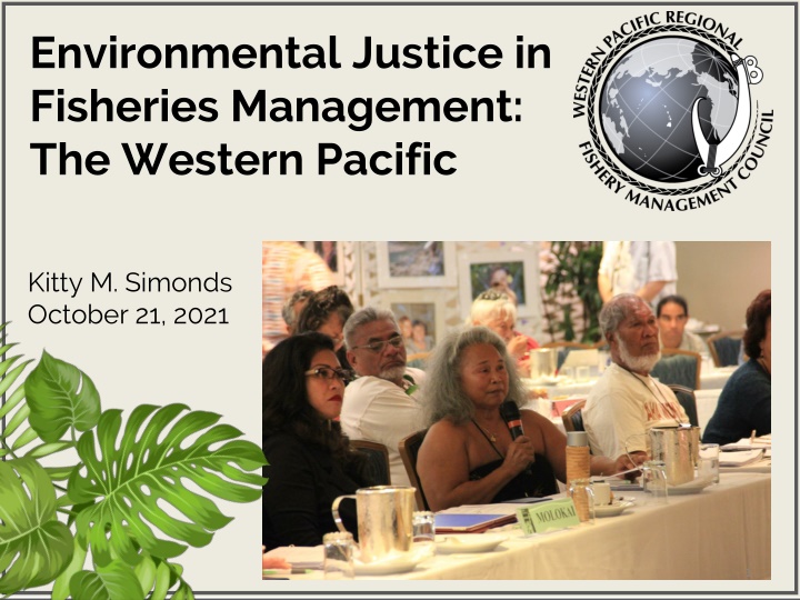 environmental justice in fisheries management