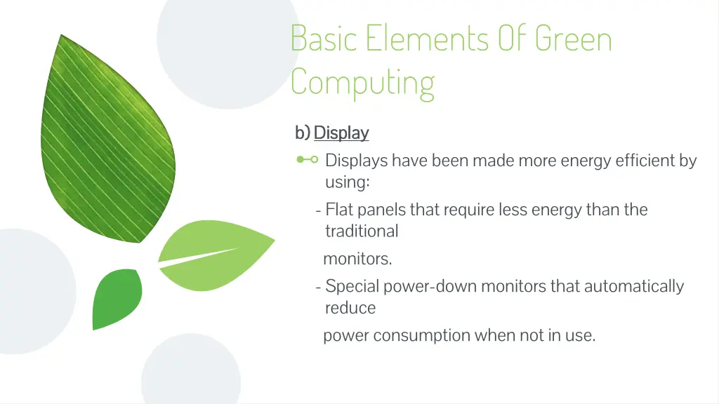 basic elements of green computing 1