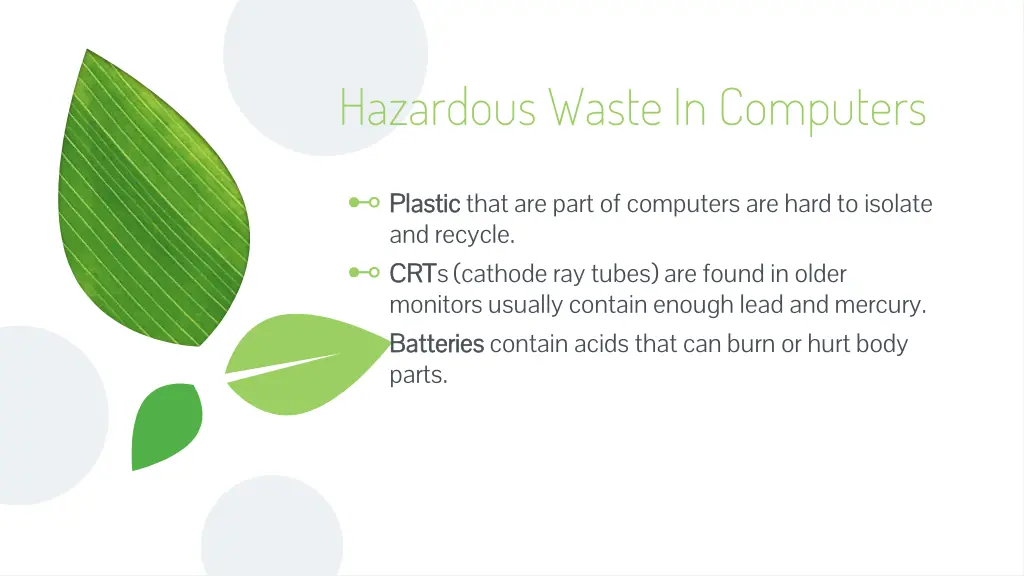 hazardous waste in computers