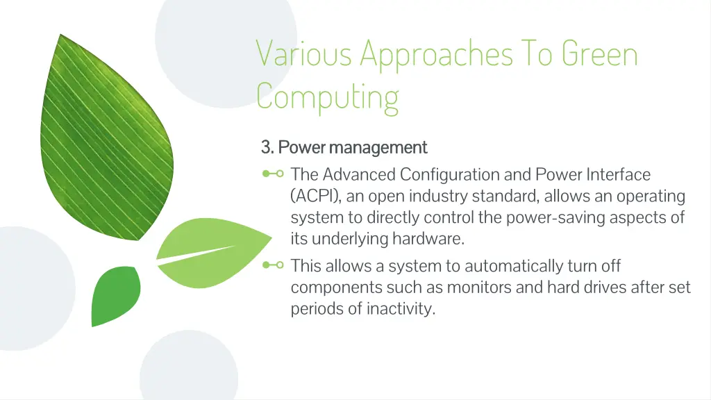 various approaches to green computing 2