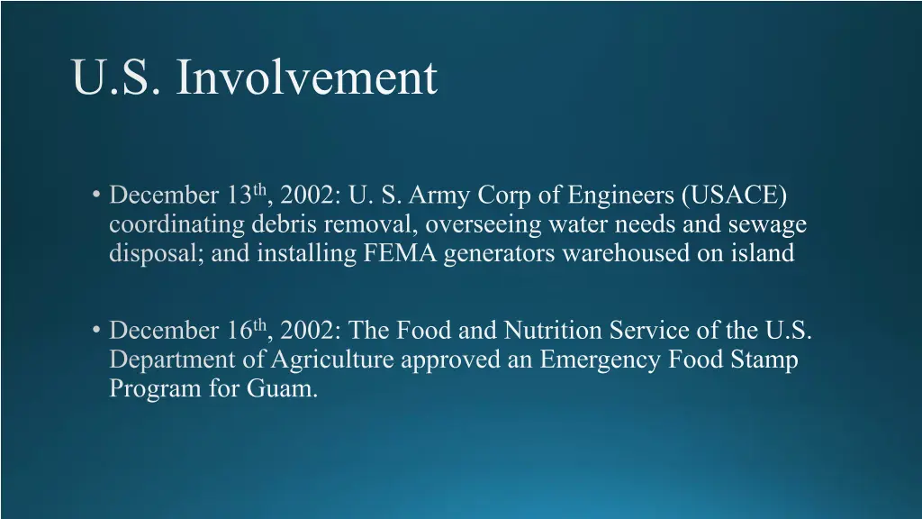 u s involvement 1