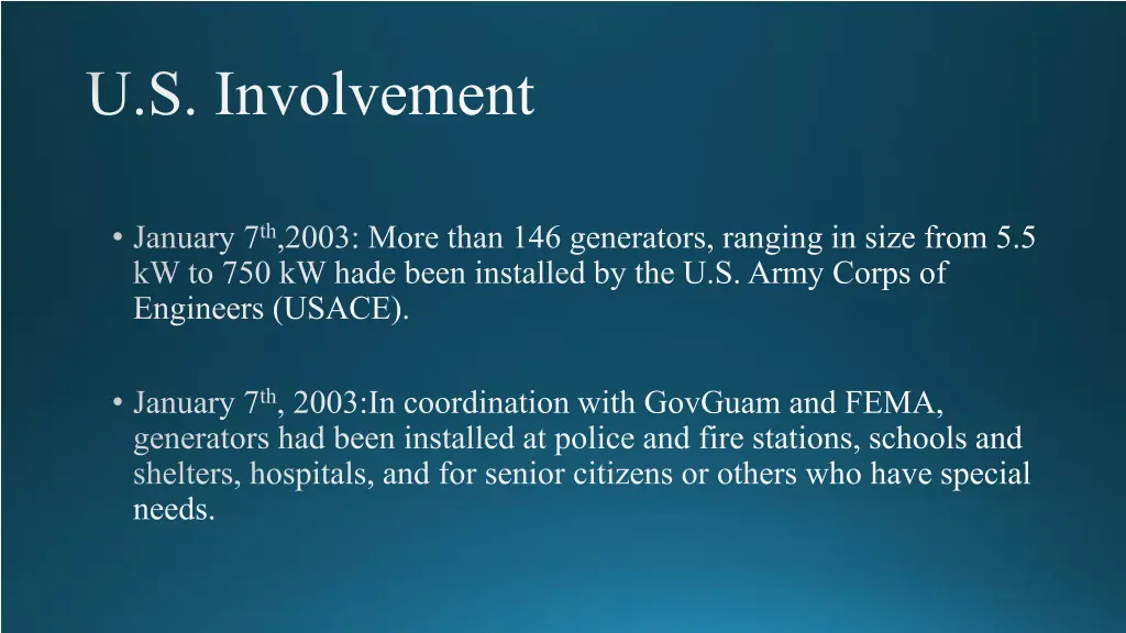 u s involvement 2