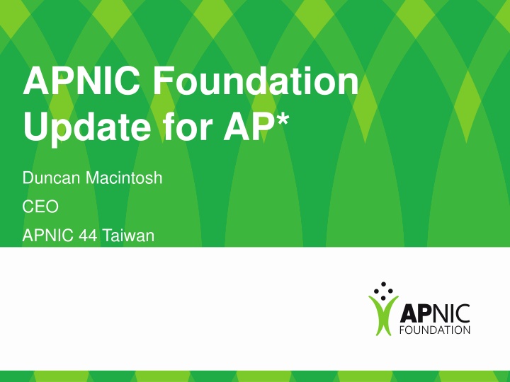 apnic foundation update for ap