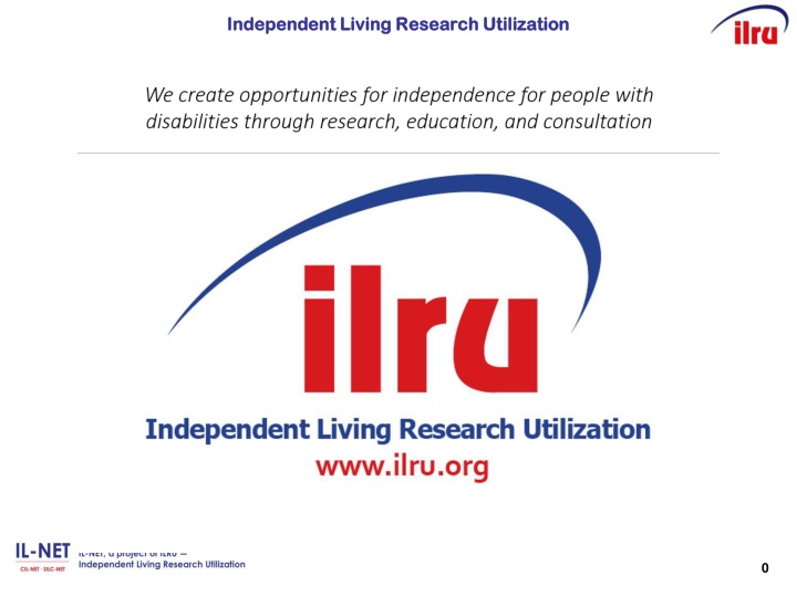 independent living research utilization