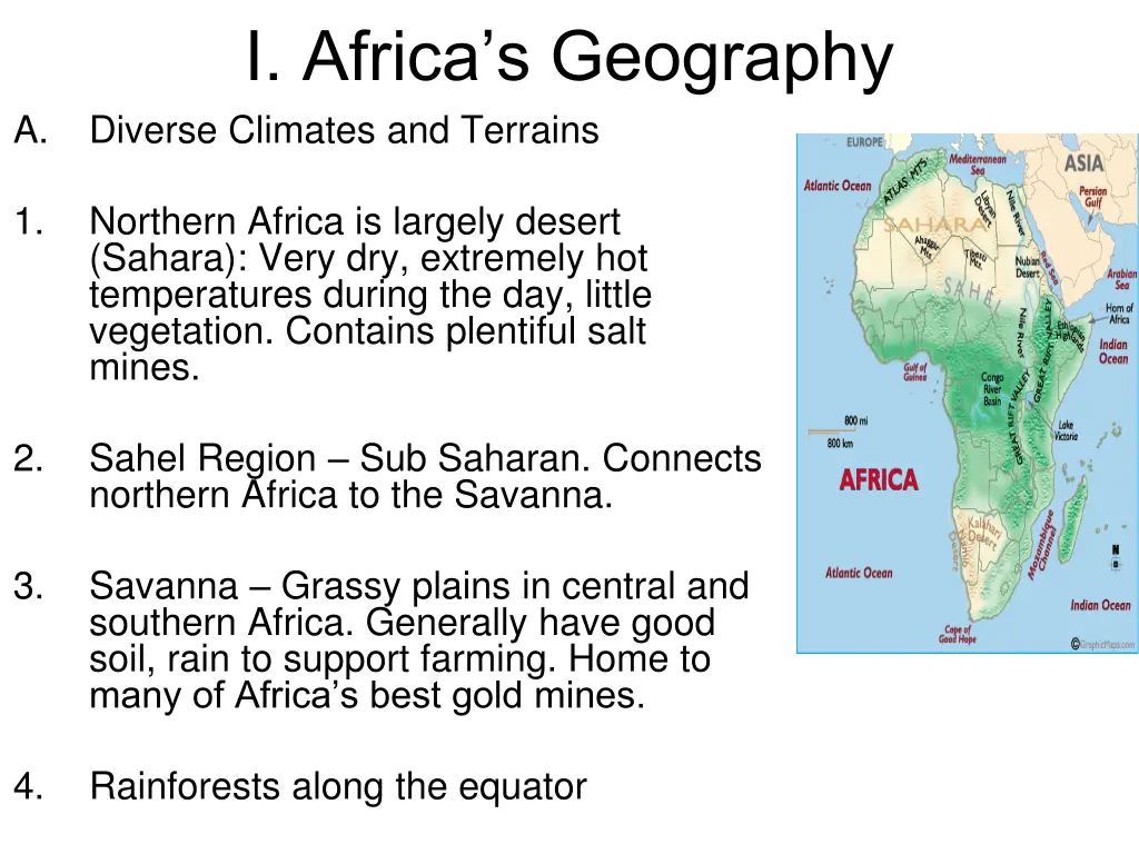 i africa s geography diverse climates and terrains