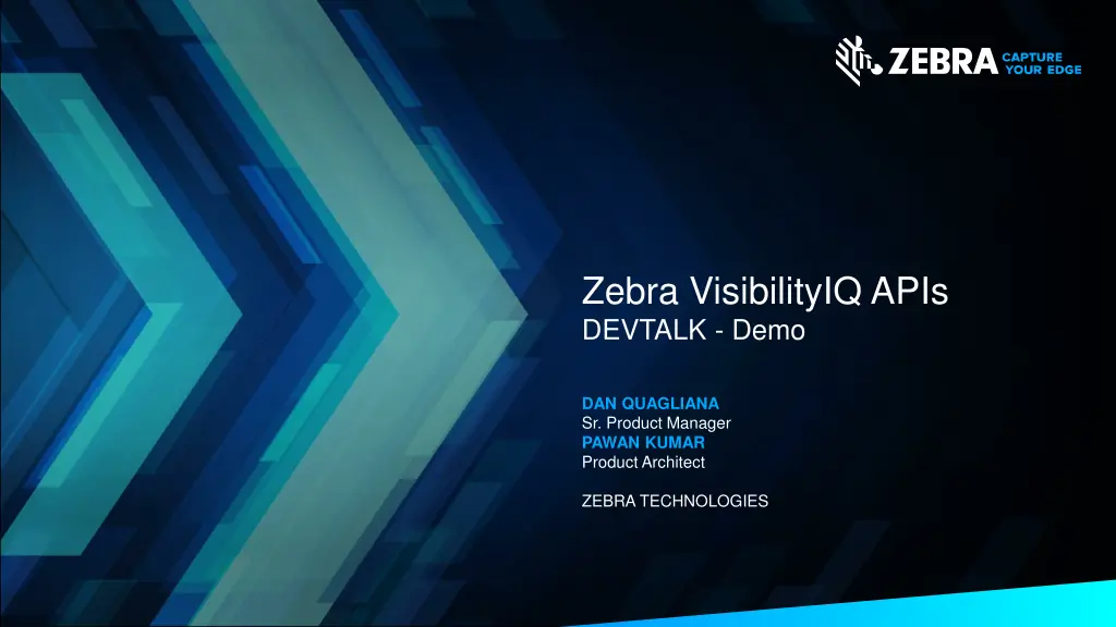 zebra visibilityiq apis devtalk demo