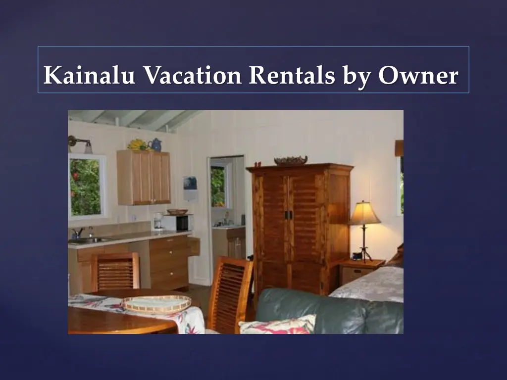 kainalu vacation rentals by owner