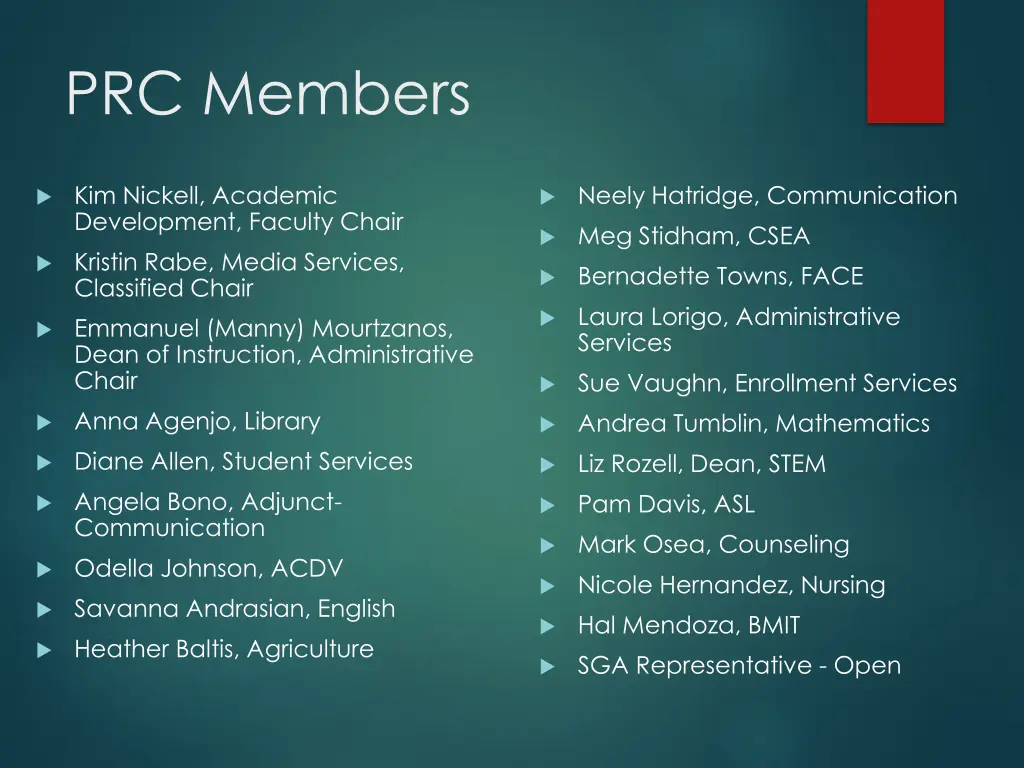 prc members