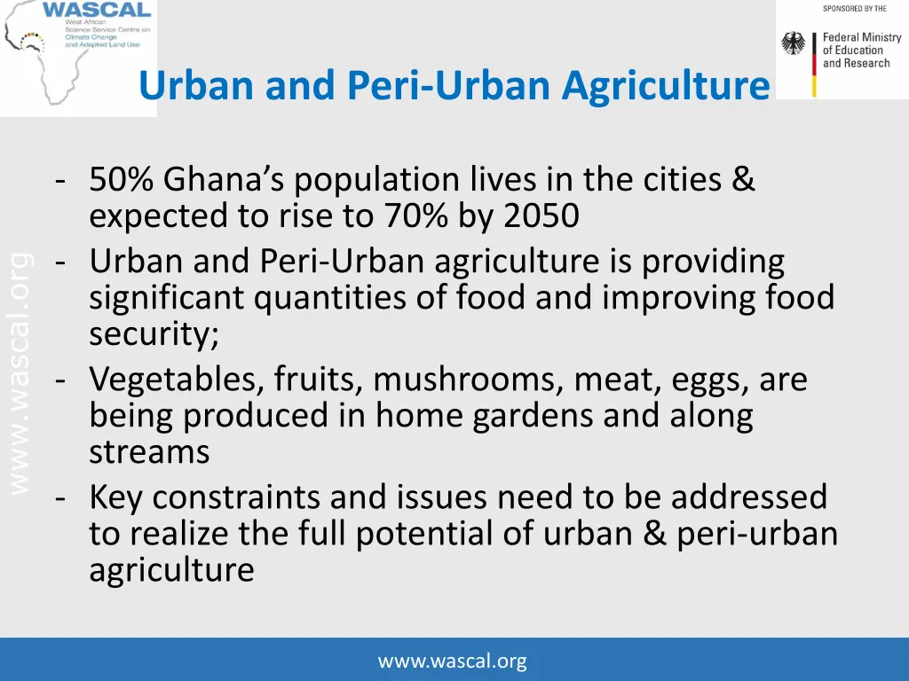 urban and peri urban agriculture