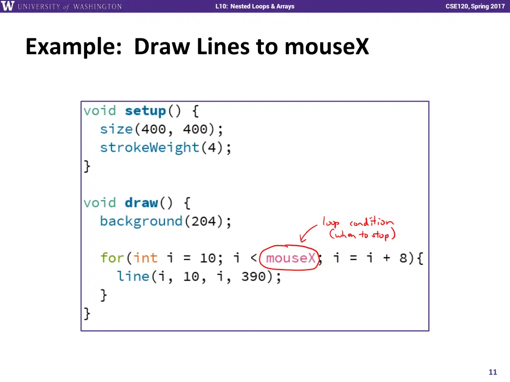 l10 nested loops arrays 10