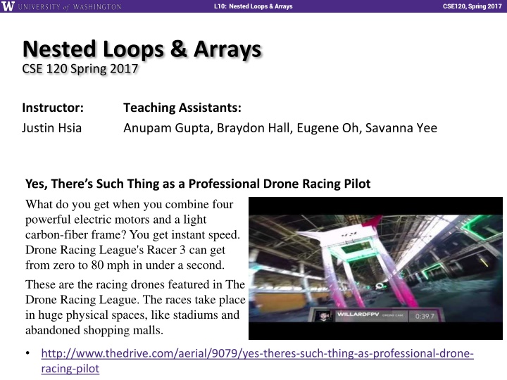 l10 nested loops arrays