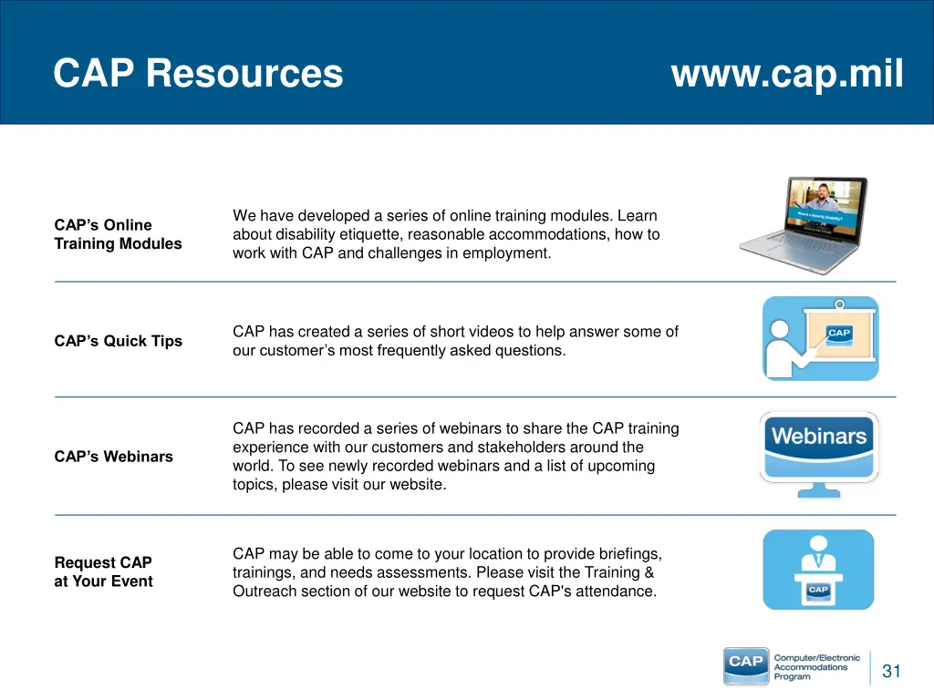 cap resources 1
