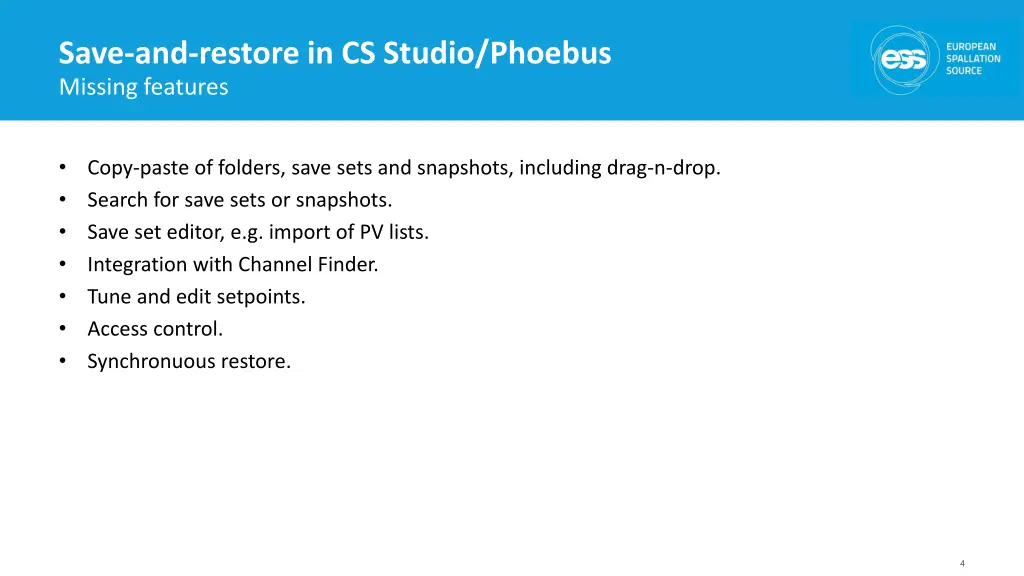 save and restore in cs studio phoebus missing