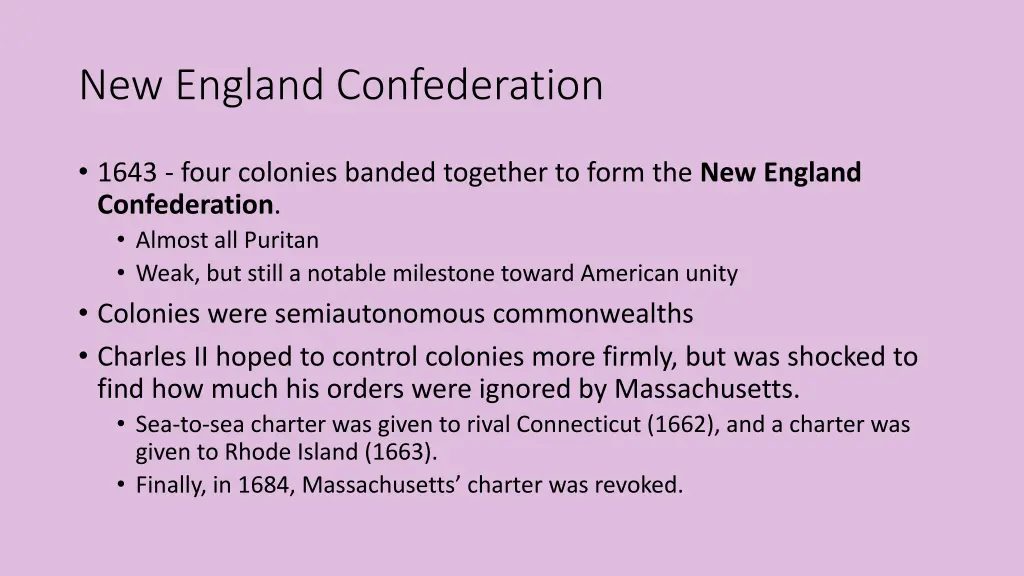 new england confederation