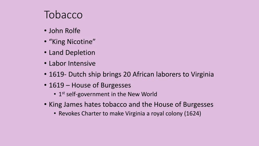 tobacco