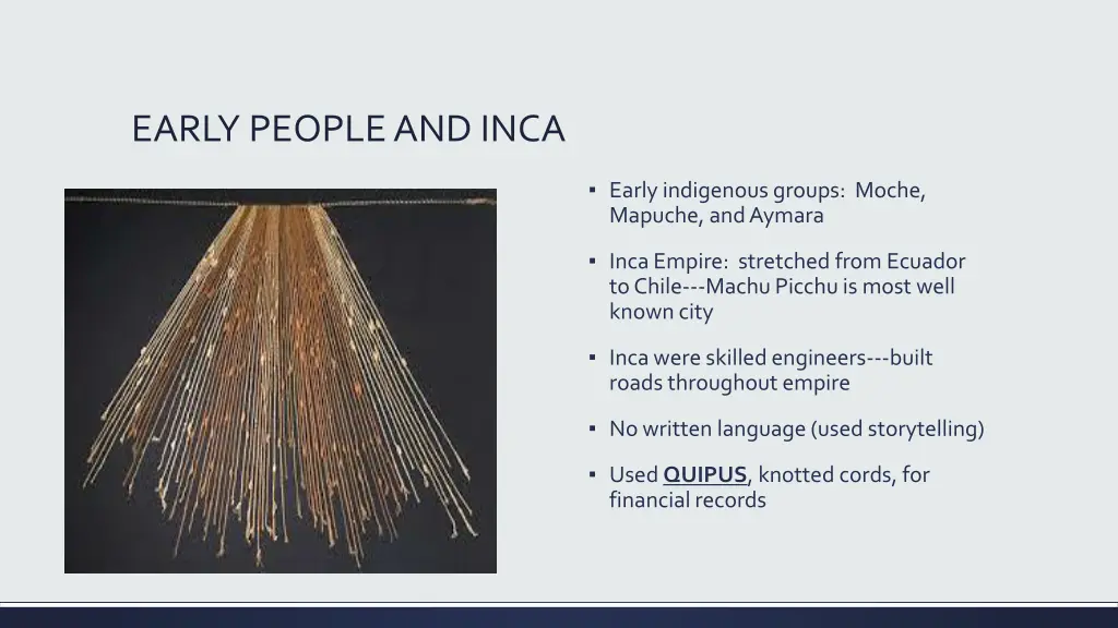 early people and inca