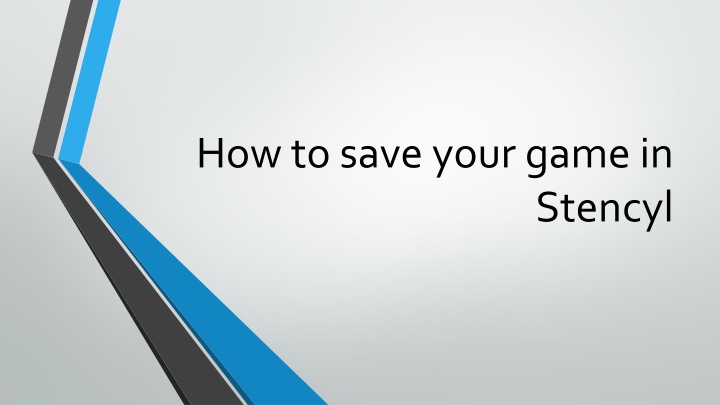 how to save your game in