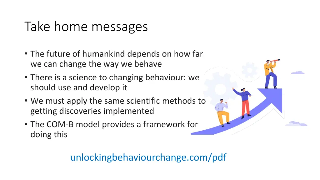 take home messages