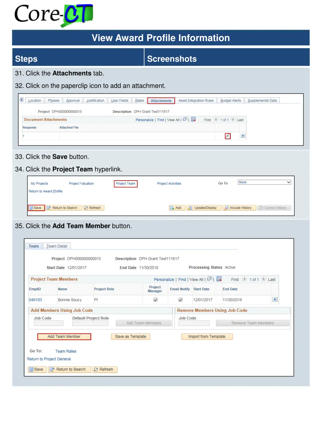 view award profile information 5