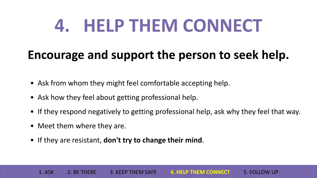 4 help them connect