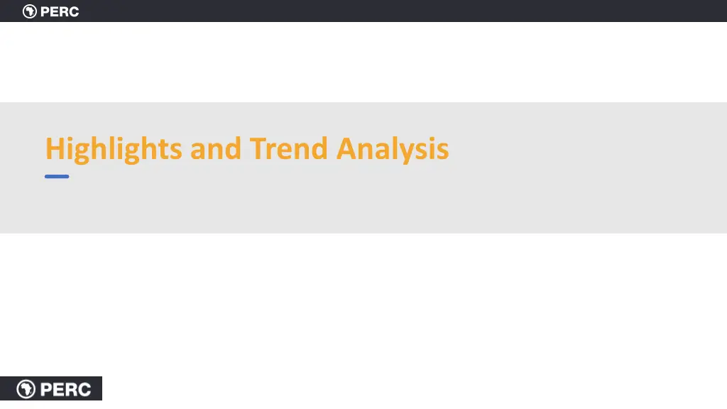 highlights and trend analysis