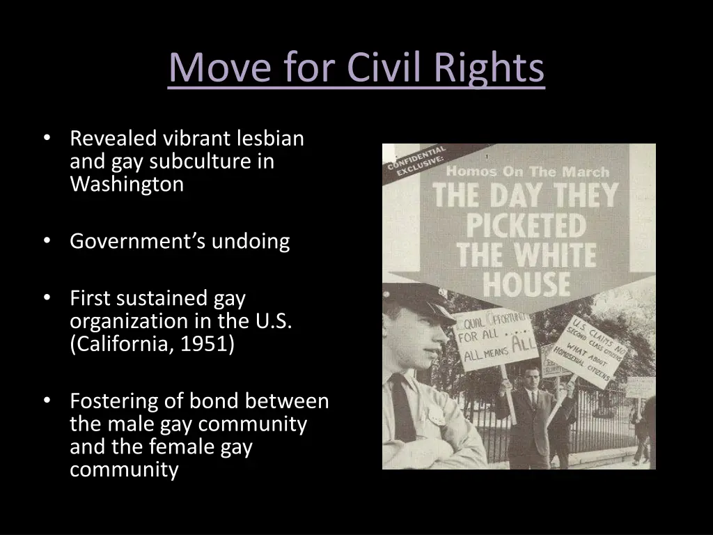 move for civil rights