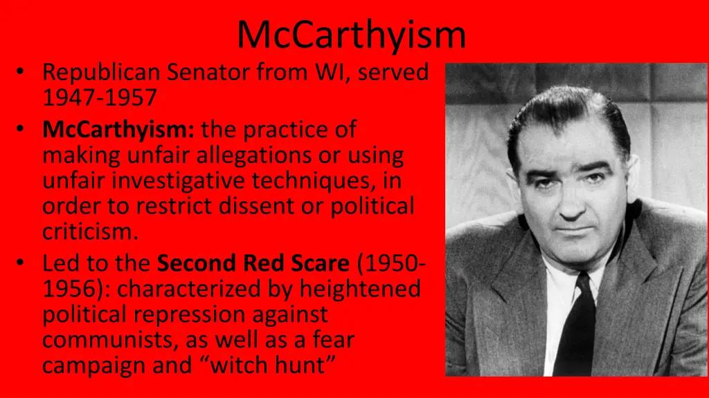 mccarthyism