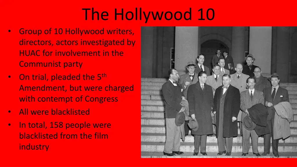 the hollywood 10