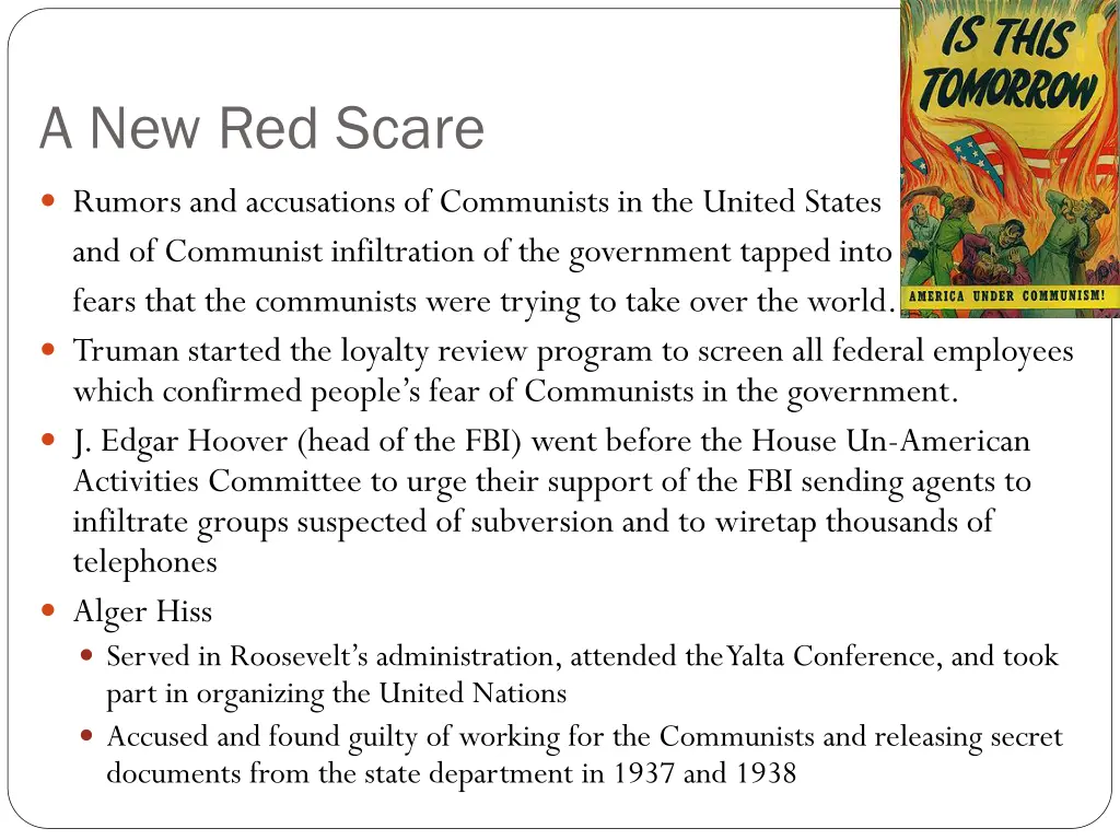 a new red scare