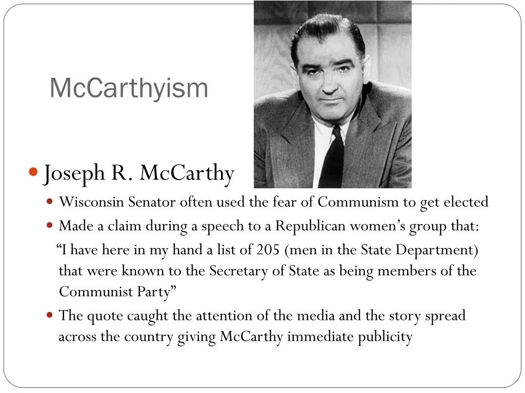 mccarthyism