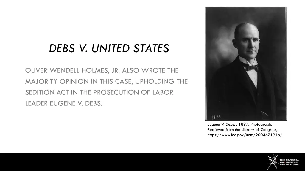 debs v united states