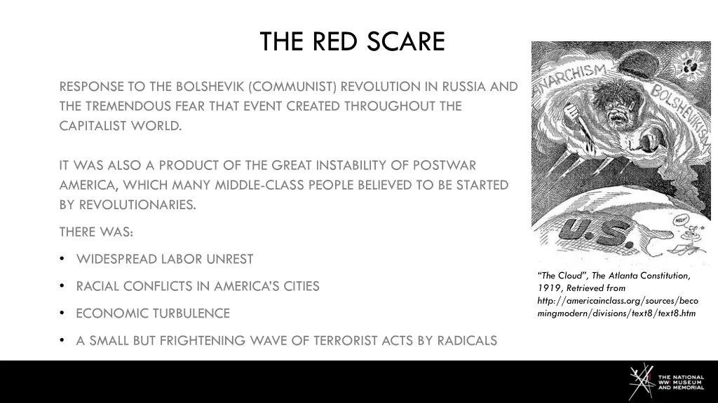 the red scare