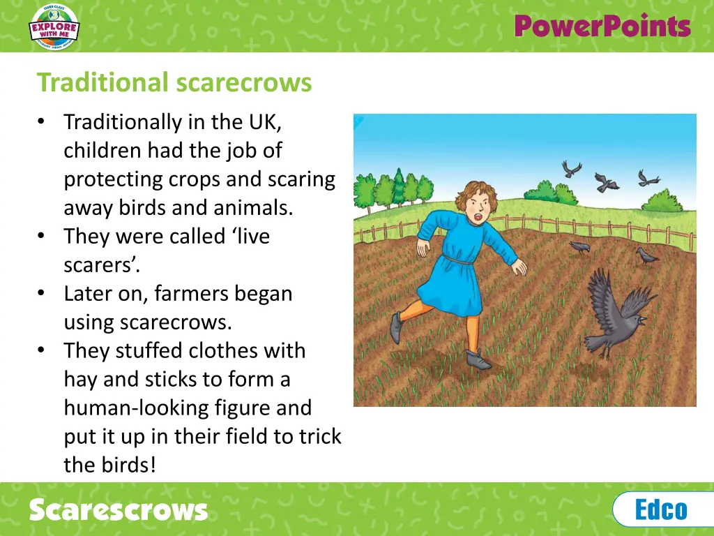 traditional scarecrows