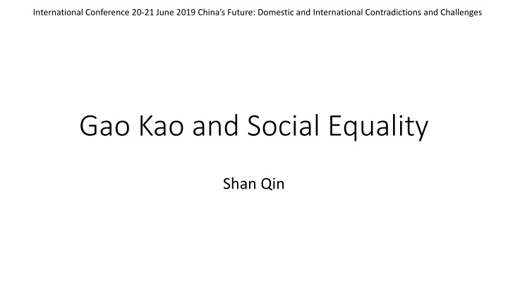 international conference 20 21 june 2019 china