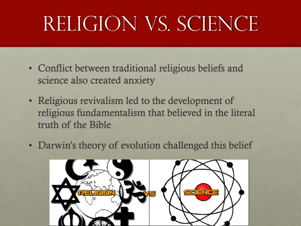 religion vs science