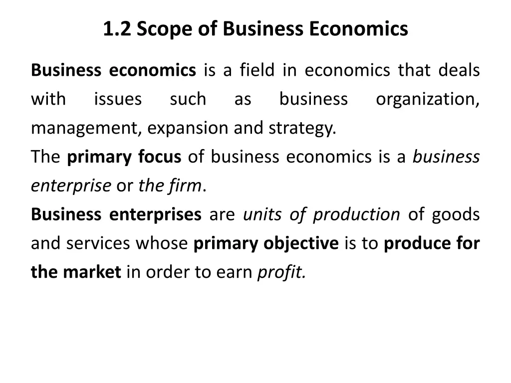 1 2 scope of business economics