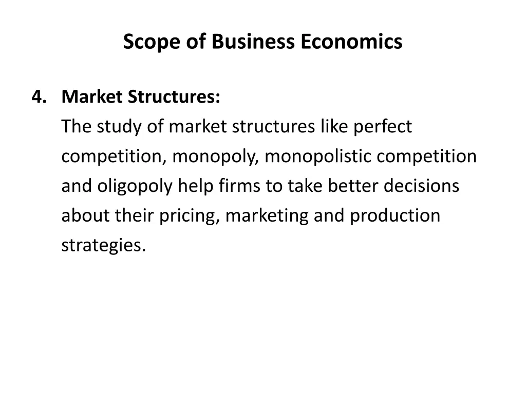 scope of business economics 4