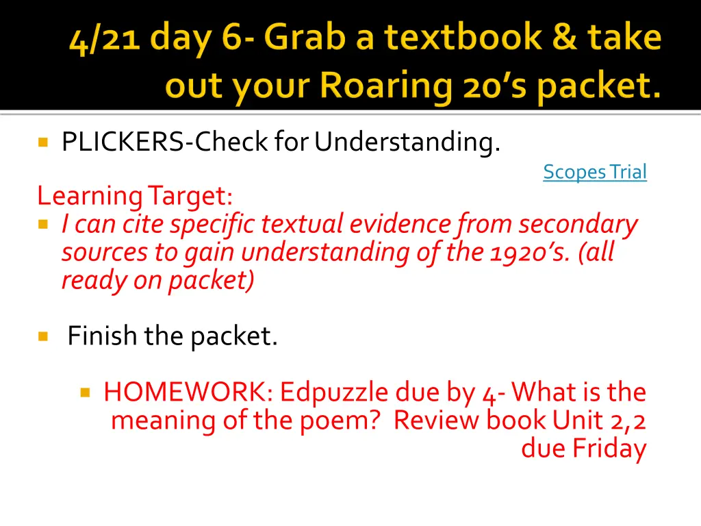 plickers check for understanding 1