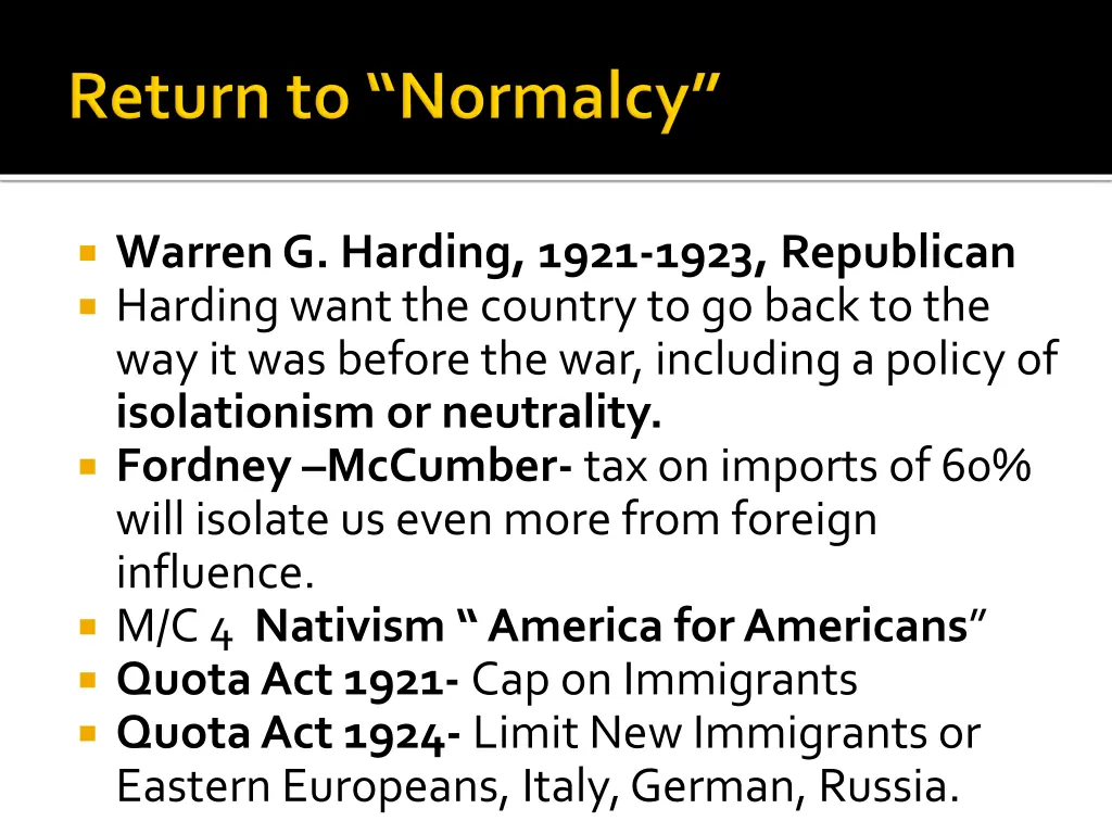 warren g harding 1921 1923 republican harding