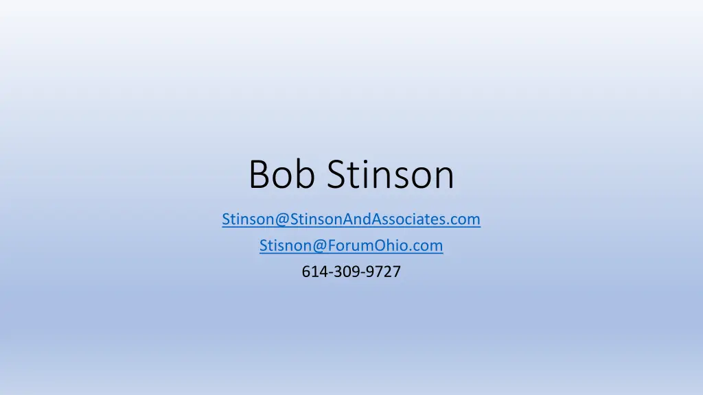 bob stinson