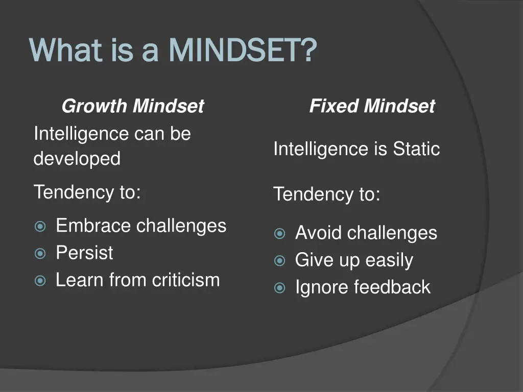 what is a mindset what is a mindset