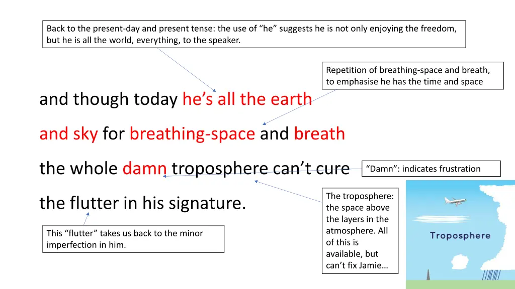 back to the present day and present tense