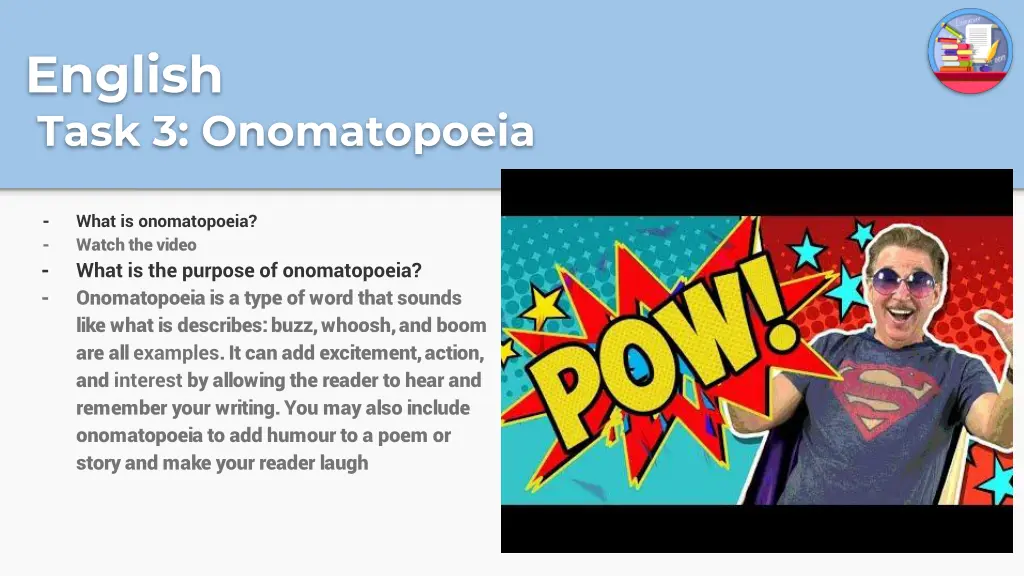 english task 3 onomatopoeia