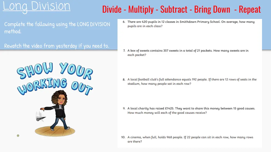 long division 1