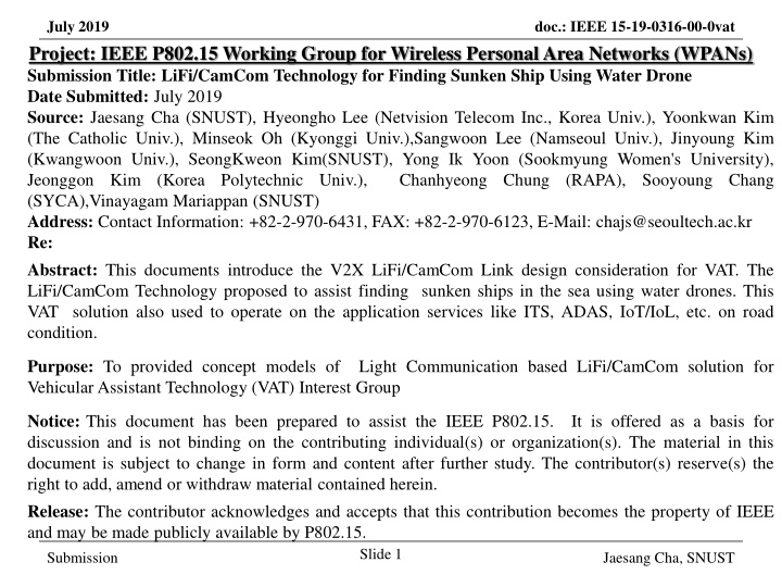 july 2019 project ieee p802 15 working group