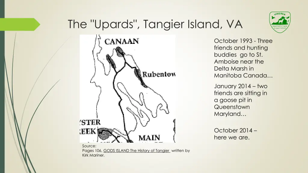 the upards tangier island va 2