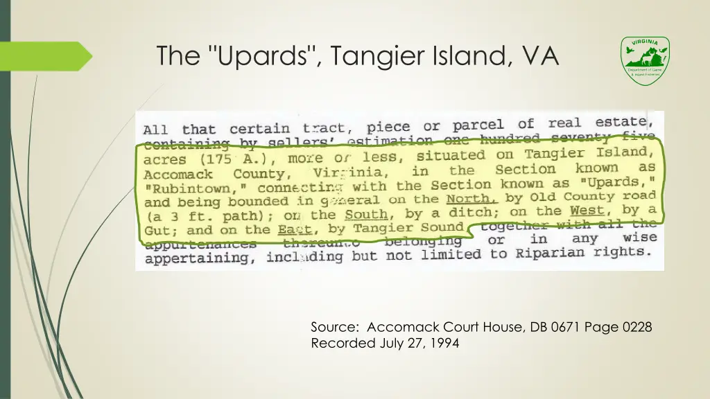 the upards tangier island va 4