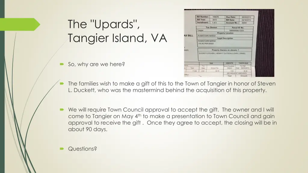 the upards tangier island va 8