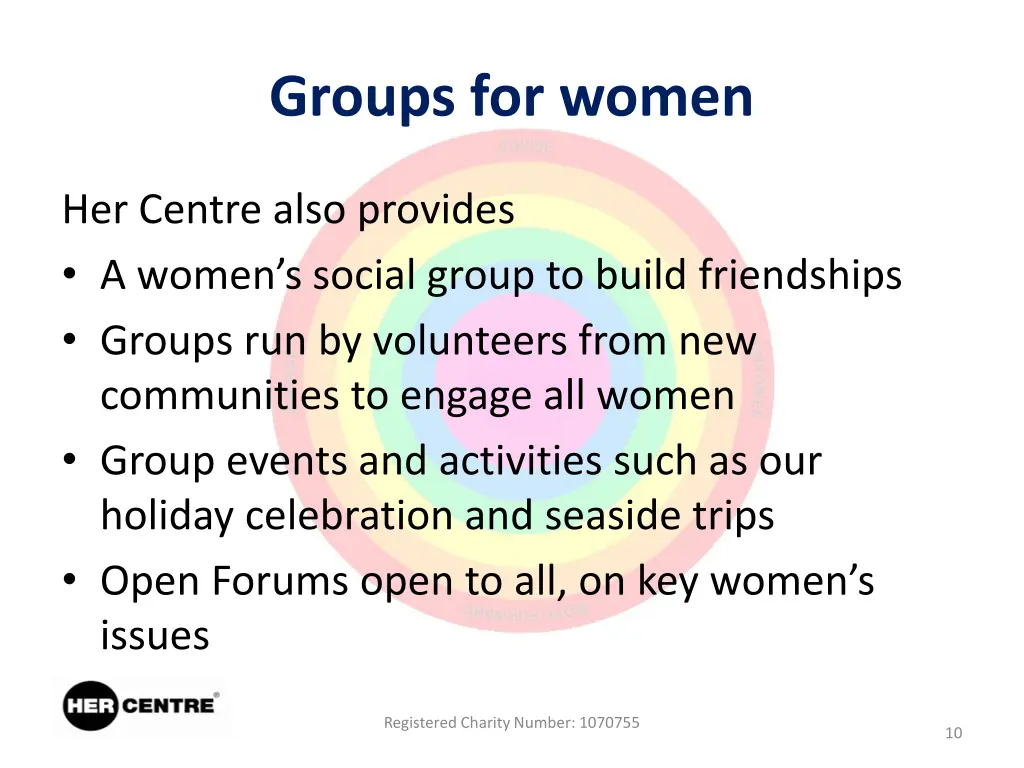 groups for women