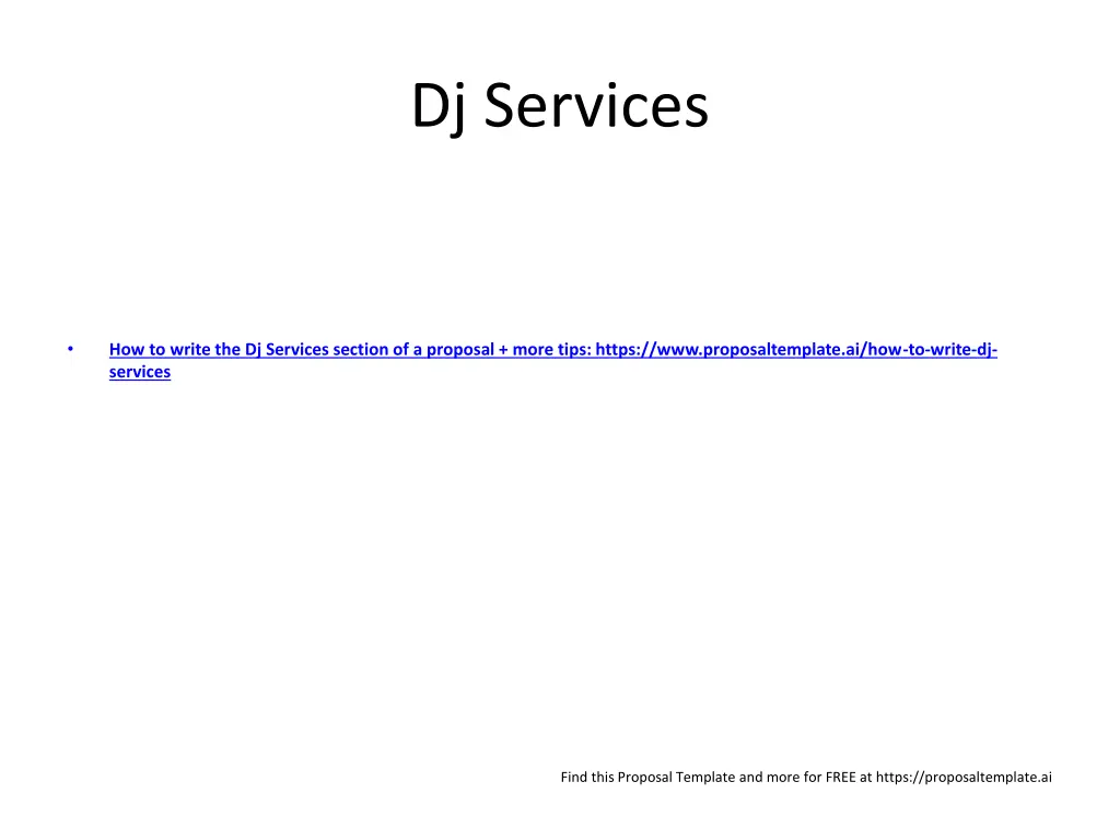 dj services